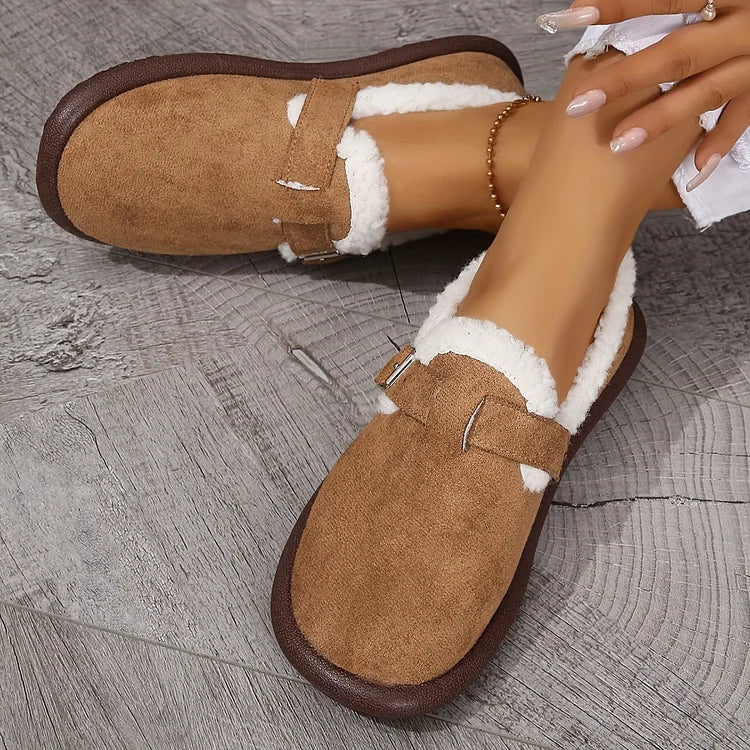 Briony - Orthopedic Shoes With Plush And Round Toe For Women
