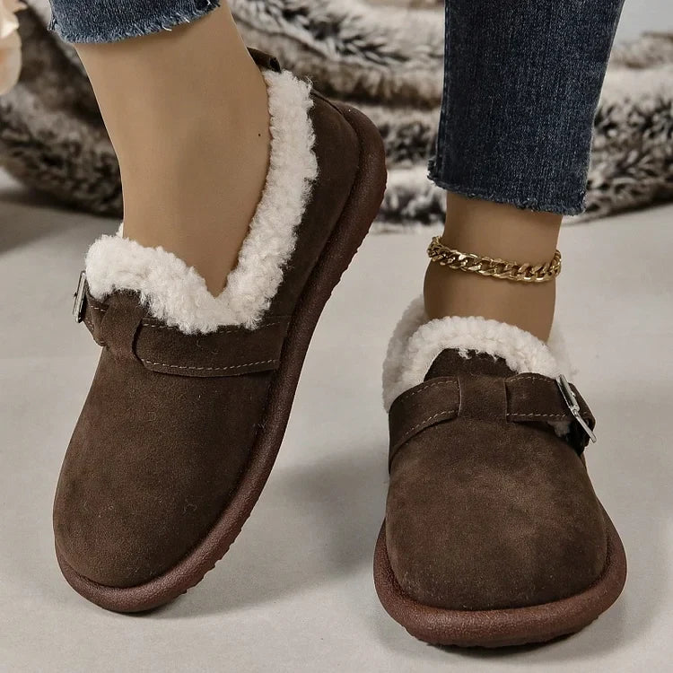 Briony - Orthopedic Shoes With Plush And Round Toe For Women