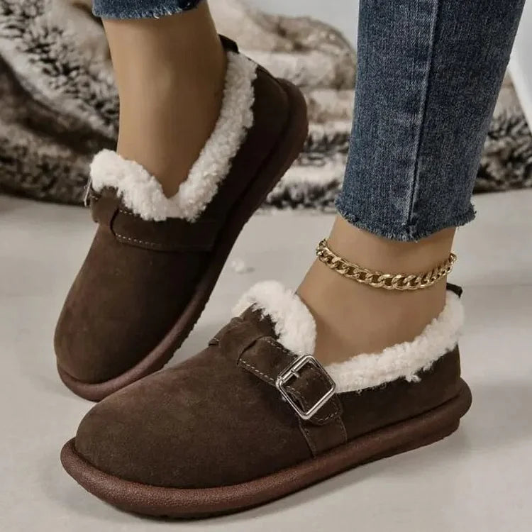 Briony - Orthopedic Shoes With Plush And Round Toe For Women