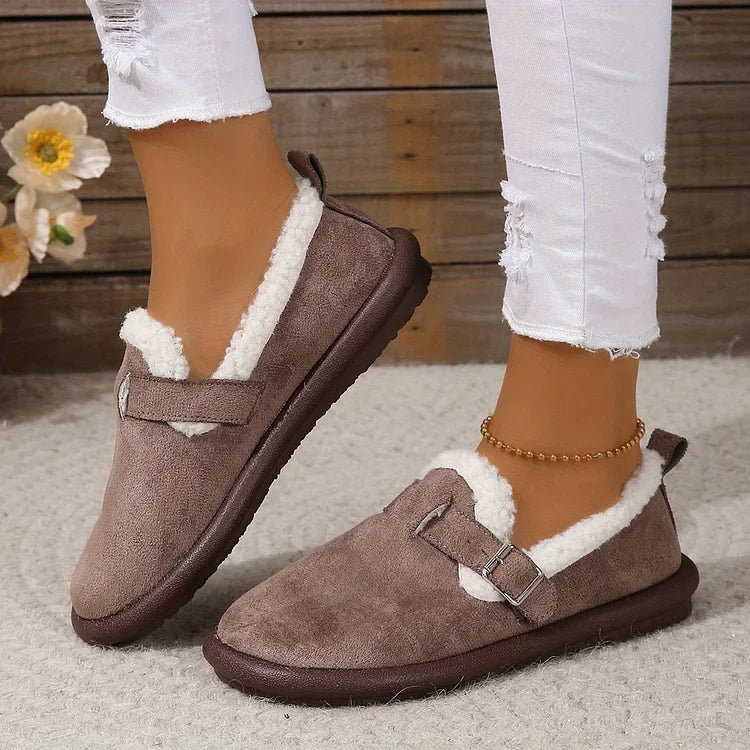 Briony - Orthopedic Shoes With Plush And Round Toe For Women