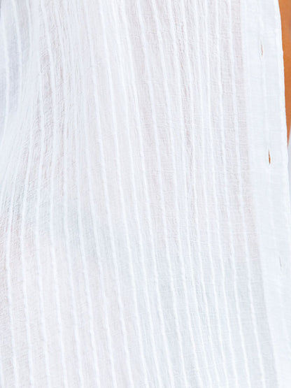 Striped Shirt Beach Cover Up Cutie Tunic