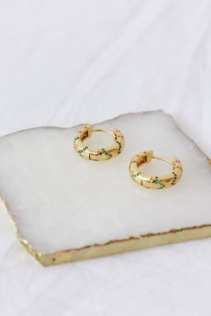 18K Gold Plated Auric Body Earrings