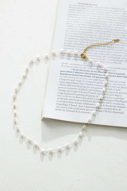 18k Gold Plated Freshwater Necklace Gold
