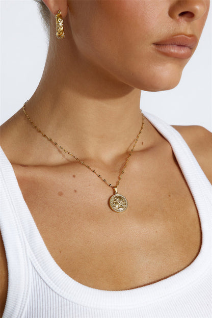18K Gold Plated Standing Ovations Necklace
