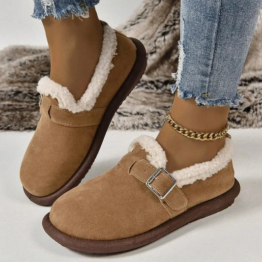 Briony - Orthopedic Shoes With Plush And Round Toe For Women