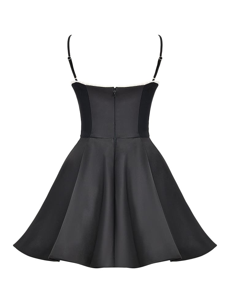 Black Tulle Mini Dress 